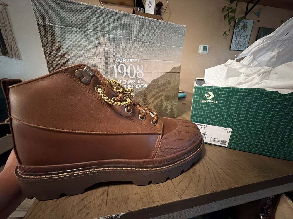 Converse x Tyler, The Creator Bronco Boot High Emperador Apple Cinnamon